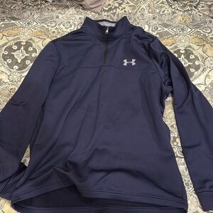 Under Armour L Men's Navy pullover quarter zip